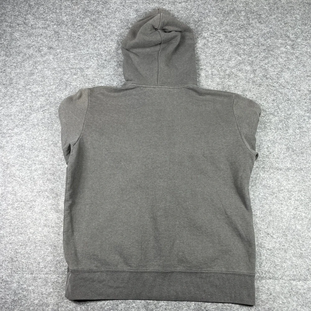 The North Face Hoodie Mens L Gray Green Half Dome Pullover Sweatshirt